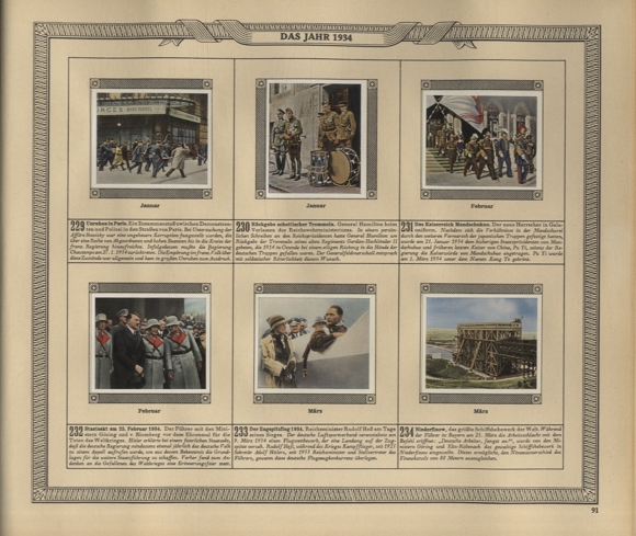 The post-war period 1918 - 1934 collector's picture album Eckstein + Eckstein-Halpaus cigarette factory, Dresden