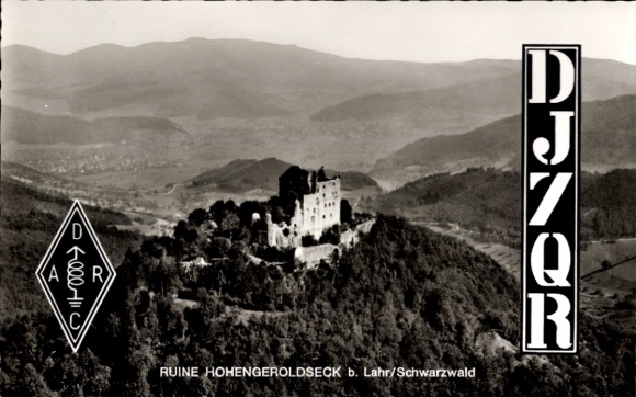 Ak Lahr im Schwarzwald Baden, Ruine Hohengeroldseck, alte Burgruine, Schwarzwald, Landschaft