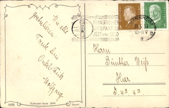 Artist Postcard Petersen, Hannes, Happy Birthday, Child with Bouquet