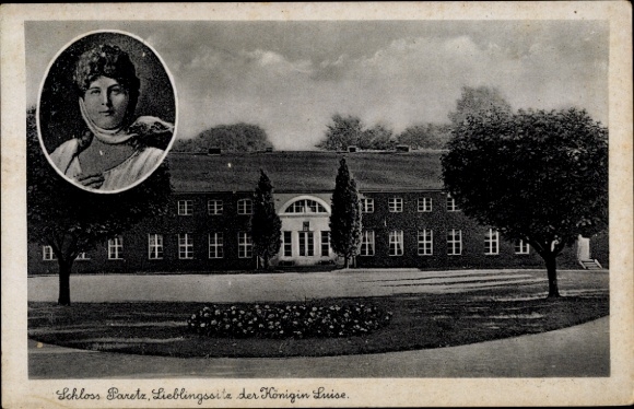 Postcard Paretz Ketzin Havel, Castle, favorite residence of Queen Louise, wife of Frederick William III.