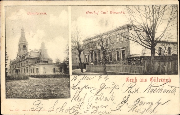 PC Gütergotz Stahnsdorf Brandenburg, Sanatorium, Gasthof Carl Wernicke