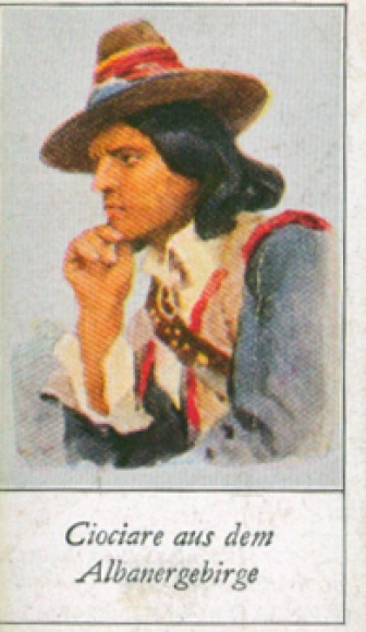 Collector's picture The peoples of Europe, a contribution to racial science, 60 Ciociare from the Alban Mountains