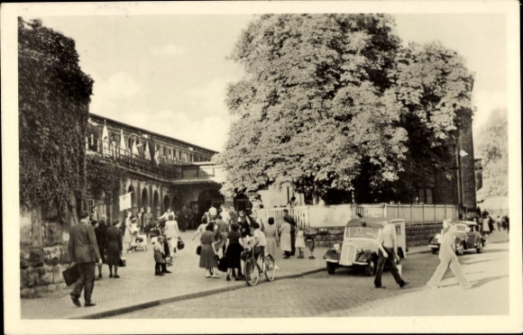 Ak Weißenfels an der Saale, Bahnhof