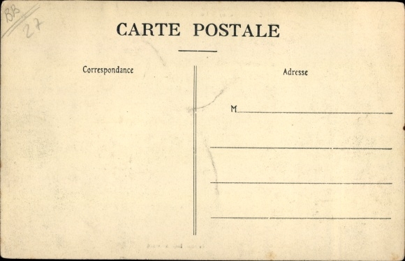 Postcard Brionne Eure, La Risle at Martinieres