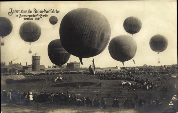 PC Berlin Wilmersdorf Schmargendorf, International Balloon Races October 1908