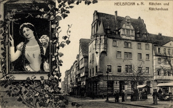 KP Heilbronn am Neckar, Kobieta w oknie, Kätchenhaus, Architektura