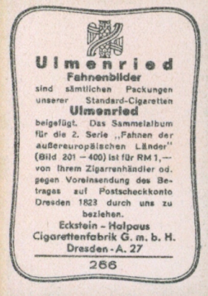 Obraz kolekcjonerski Zdjęcia flagi Ulmenried nr 266, Irak, flaga kraju