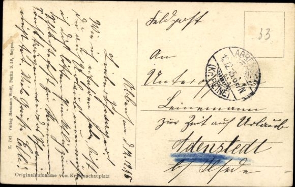 Postcard Liepaja Libau Latvia, city harbor, steamer