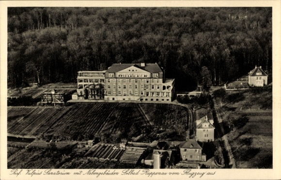 Postcard Bad Rappenau in Baden, aerial photograph