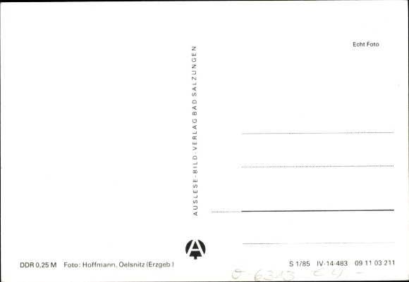 Postcard Manebach Ilmenau in Thuringia, Cafe and Restaurant Moosbach, exterior view, interiors