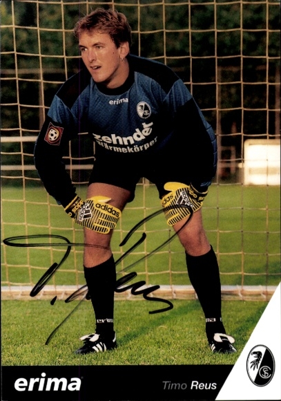 Autograph card footballer Timo Reus, SC Freiburg, autograph