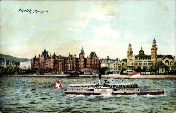 KP Zurich, Alpenquai, parowiec