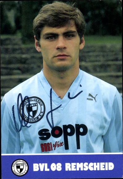Autogrammkarte Fußballer Martin Tilner, FC Remscheid, Autogramm