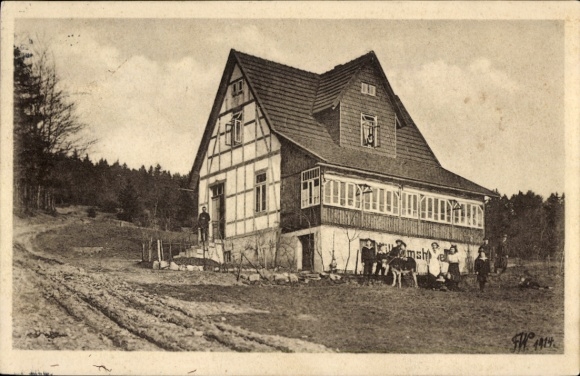 Postcard Seesen am Harz, Restaurant Wilhelmshöhe