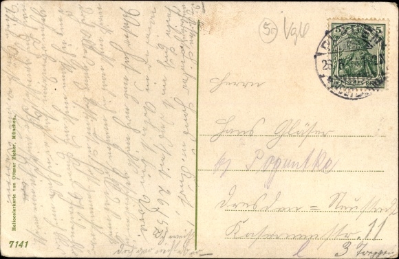 Postcard Steinicht Pöhl in Vogtland, station Rentzschmühle