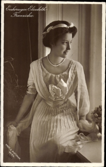 Ak Erzherzogin Elisabeth Franziska Österreich-Toskana, Portrait, BKWI