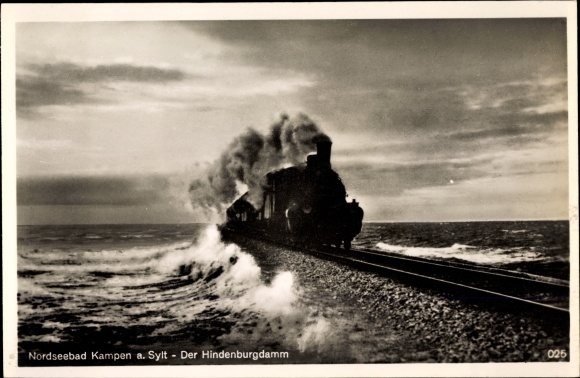 PC Kampen on Sylt, Hindenburgdamm, railway