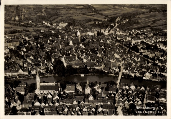 Rottenburg nad Neckarem, zdjęcie lotnicze