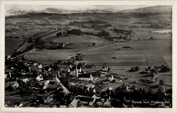 Ak Durach im Oberallgäu, Fliegeraufnahme