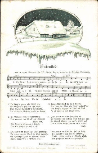 30 individual song cards, Anton Günther
