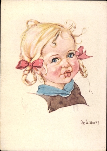 Artysta KP Malował Portret Dziewczyny, Warkocze