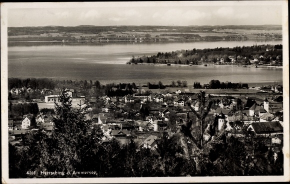 PC Herrsching am Ammersee, total view of the village