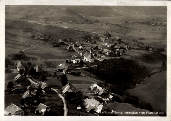 Ak Innerlehen Bernau im Schwarzwald, Fliegeraufnahme