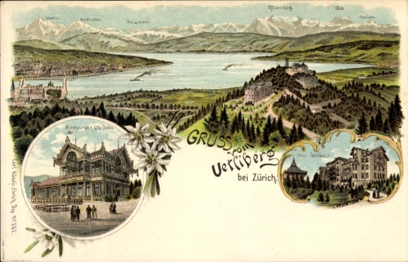 lito Zurich City Szwajcaria, Ütliberg, restauracja Uto Kulm, hotel