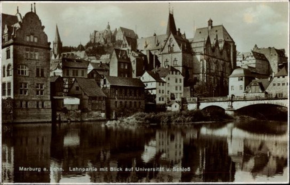 10 alte Ak Marburg in Hessen, diverse Ansichten