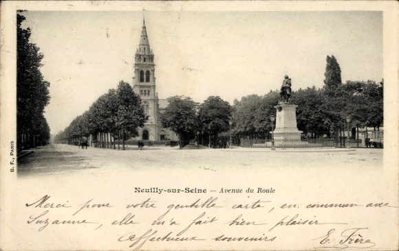 Ak Neuilly sur Seine Hauts de Seine, Avenue du Roule