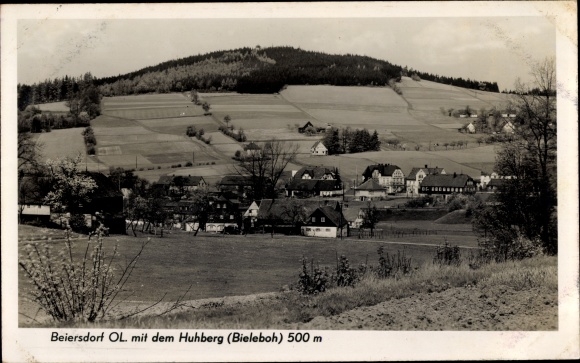 Ansichtkaart Beiersdorf in Oberlausitz, Huhberg, panorama