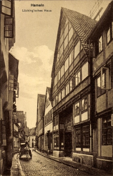 Ak Hameln an der Weser Niedersachsen, Lücking'sches Haus