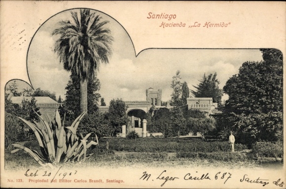 Ak Santiago de Compostela Galicien Spanien, Hacienda La Hermida