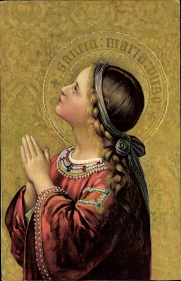 Artist Postcard Ittenbach, F., Santa Maria