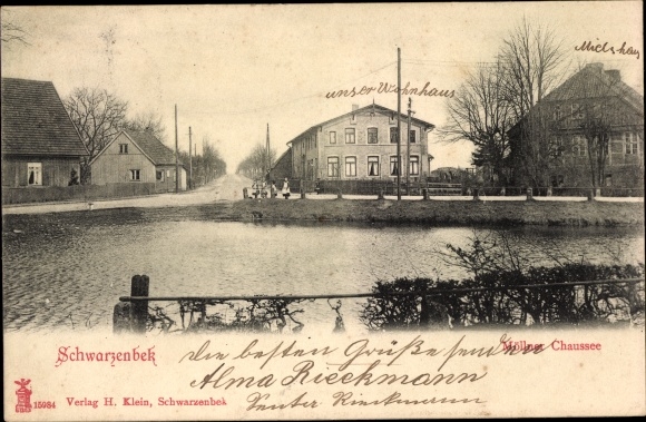 Ak Schwarzenbek in Lauenburg, Möllner Chaussee