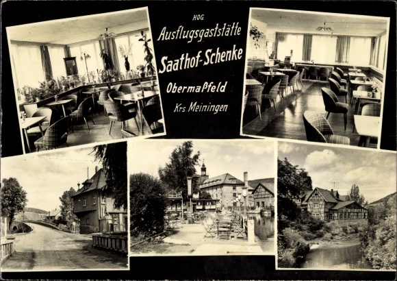 KP Obermaßfeld Grimmenthal Turyngia, restauracja wycieczkowa HOG Saathof-Schenke