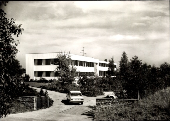 Postcard Grünberg in Hessen, Educational Center of German Horticulture eV