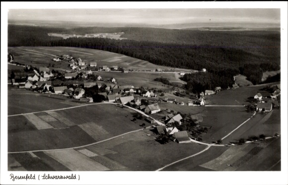 Ak Besenfeld Seewald im Schwarzwald, Fliegeraufnahme