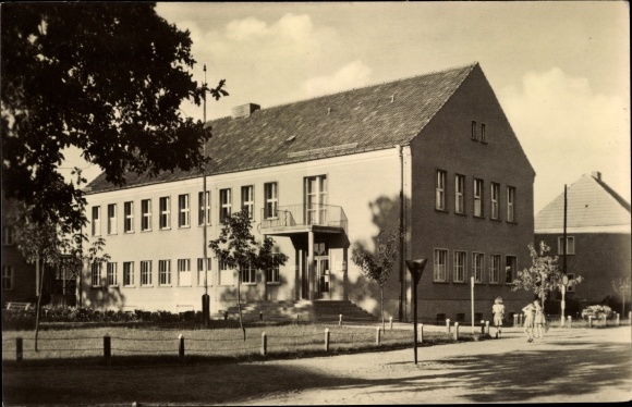 Postcard Eggesin in Mecklenburg Vorpommern, Landambulatorium