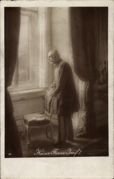 Postcard Emperor Franz Joseph I, portrait