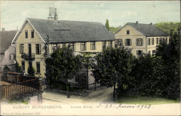 PC Bad Bergzabern Rhineland Palatinate, Kurhaus Behret