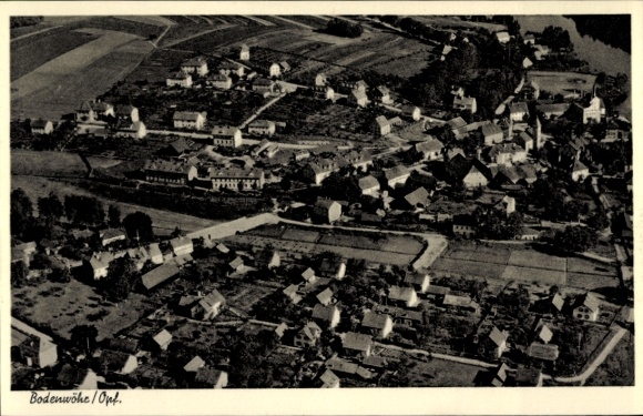 Ak Bodenwöhr in de Opper-Palts, luchtfoto