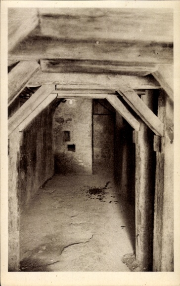 CPA Douaumont Lorraine Meuse, Galerie consolidée par les Français after the reprise of Fort Vaux