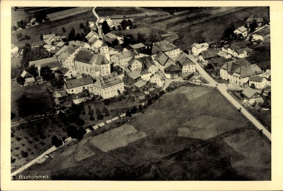 Ak Bischofsmais in Niederbayern, Fliegeraufnahme
