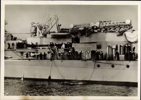 Photo H. Hoffmann, The British battleship Royal Oak, October 1939