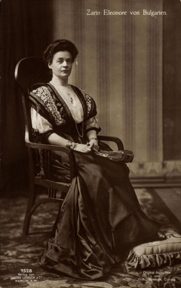 Photo Postcard Queen Eleonore of Bulgaria, Princess of Reuss Köstritz, portrait