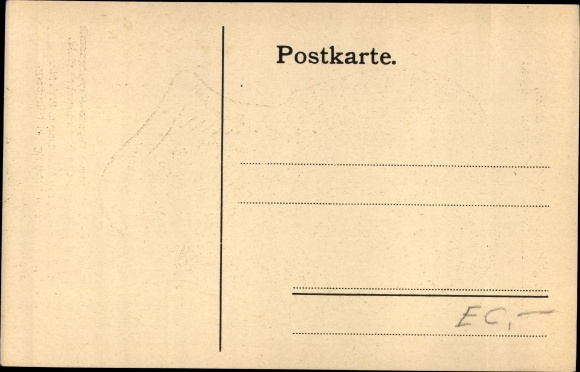 Postcard There is a justice on earth, basics of knowledge of human nature, Carl Huter