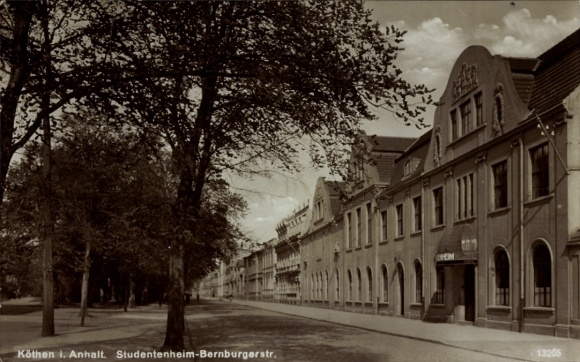 Ak Köthen in Anhalt, Studentenheim Bernburgerstr.