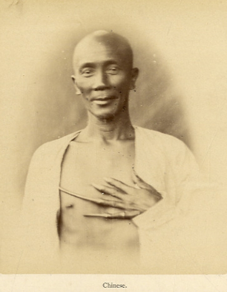 China Korea. Six rare ethnographic original photos, around 1870
