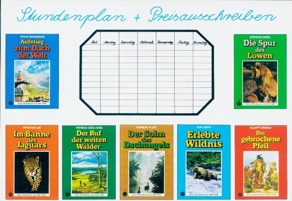 Timetable Advertising, Boje Verlag, Books, Competitions